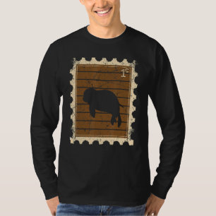 Briefmarke mit einem jungen Seehund T-Shirt