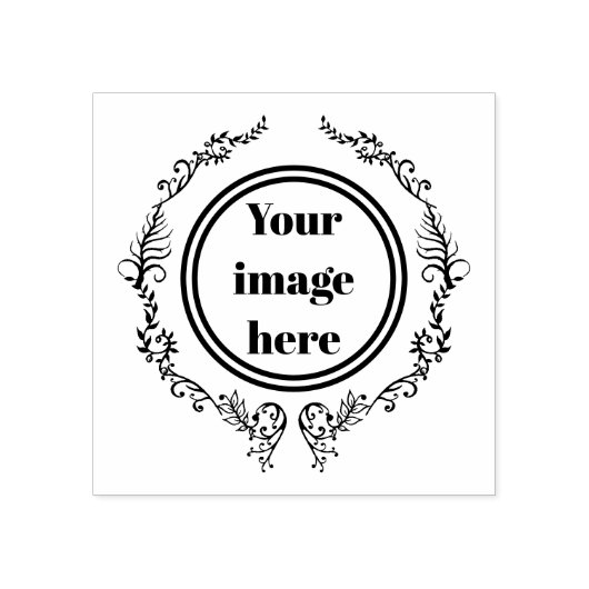 Briefmarke mit kundenspezifischem Logo Gummistempel (Prägung)