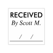 Briefmarke mit Personalisiertem Namen aus Kautschu Gummistempel (Prägung)