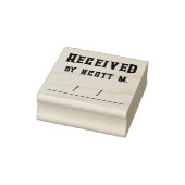 Briefmarke mit Personalisiertem Namen aus Kautschu Gummistempel (Stempel)