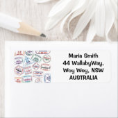 Briefmarke-Muster für Passport (Insitu)