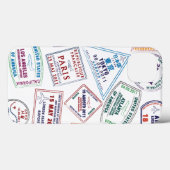 Briefmarke-Muster für Passport Case-Mate iPhone Hülle (Rückseite (Horizontal))