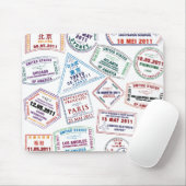 Briefmarke-Muster für Passport Mousepad (Mit Mouse)
