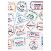 Briefmarke-Muster Klemmbrett (Rückseite)