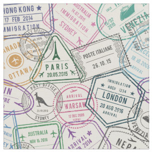 Briefmarke Muster Stoff