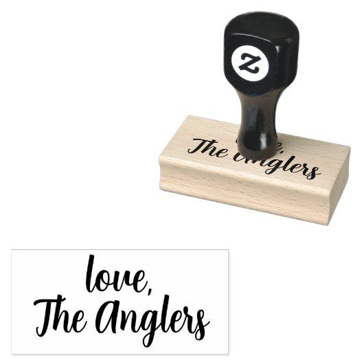 Briefmarke Nachname Gummistempel (Stempel)