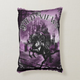 Briefmarke Night Castle Dekokissen