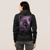 Briefmarke Night Castle Hoodie (Schwarz voll)