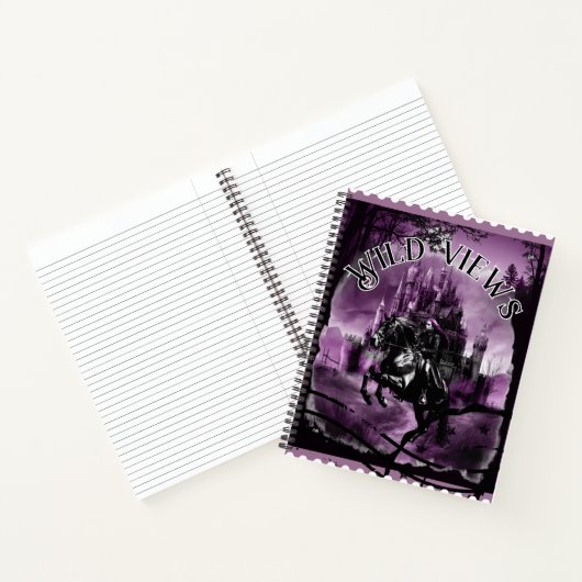 Briefmarke Night Castle Notizblock (Innenseite)