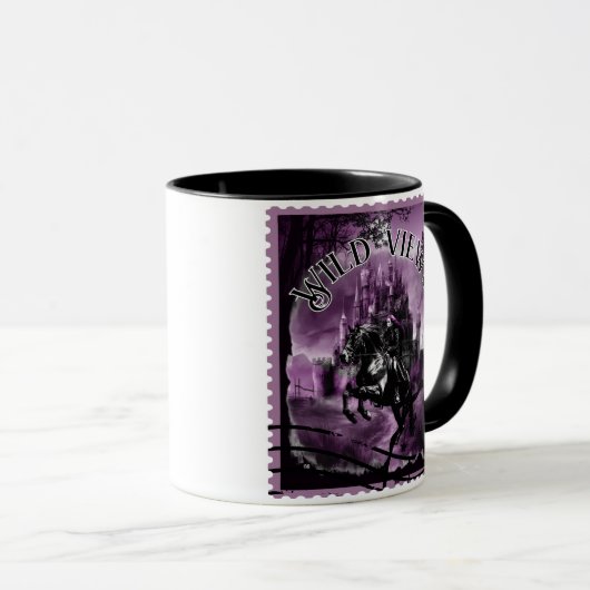 Briefmarke Night Castle Tasse (VorderseiteRechts)
