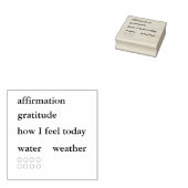 Briefmarke Nr. 1 (serifenloser Schriftart) Gummistempel (Stempel)