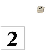 Briefmarke/Nummern der Holzkunst Gummistempel (Stempel)