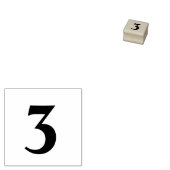 Briefmarke/Nummern der Holzkunst Gummistempel (Stempel)