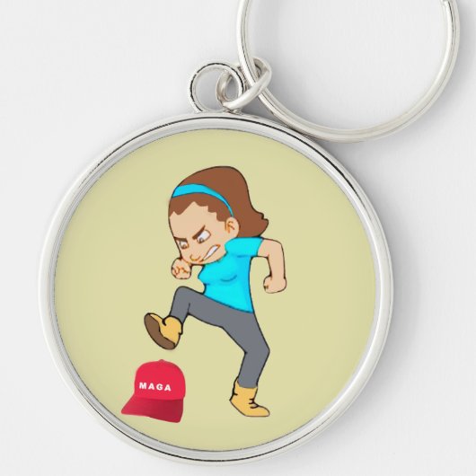 Briefmarke Out MAGA-Schlüsselanhänger Schlüsselanhänger (Vorne)