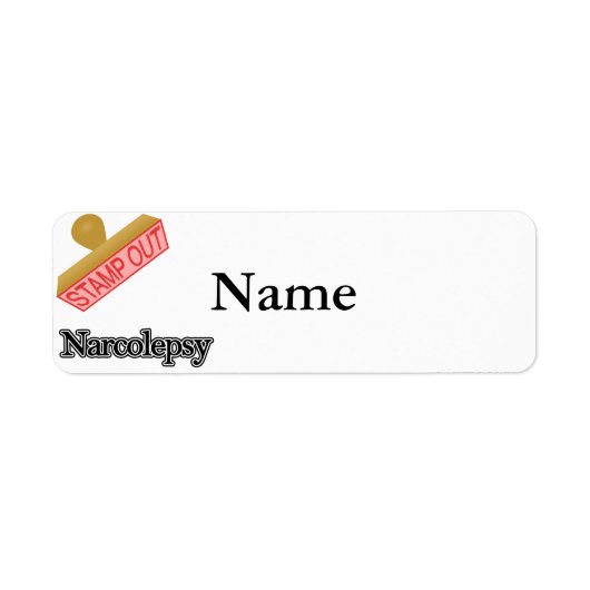 Briefmarke Out Narcolepsy (Vorne)