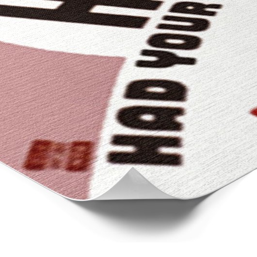 Briefmarke-Out-Poster Poster (Ecke)