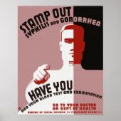 Briefmarke-Out-Poster Poster (Vorne)