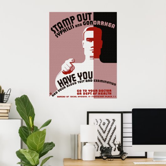 Briefmarke-Out-Poster Poster (Heimbüro)