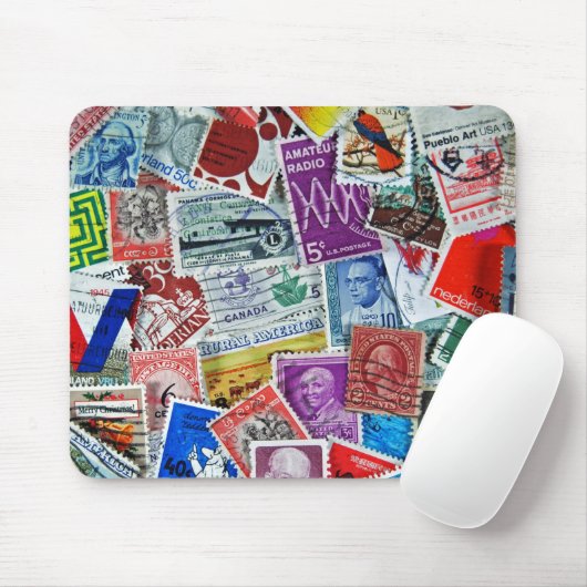 Briefmarke Pad Mousepad (Mit Mouse)