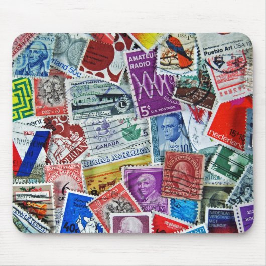 Briefmarke Pad Mousepad (Vorne)