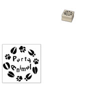 Briefmarke "Party Animal" aus Kautschuk Gummistempel (Stempel)