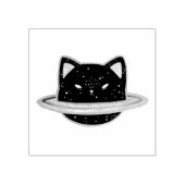 Briefmarke Planet Cat Rubber Gummistempel (Prägung)