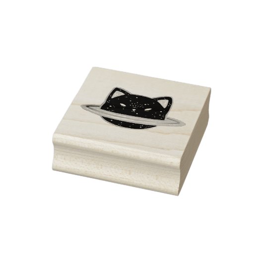 Briefmarke Planet Cat Rubber Gummistempel (Stempel)