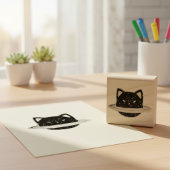 Briefmarke Planet Cat Rubber Gummistempel