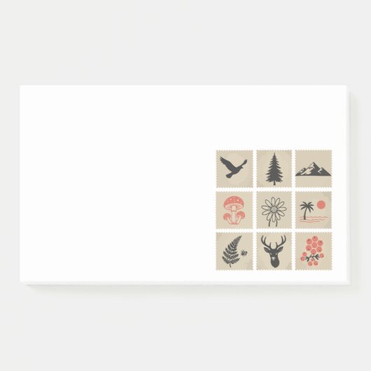 Briefmarke Post-it Klebezettel (Vorderseite)