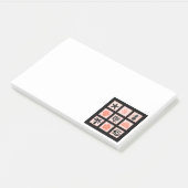 Briefmarke Post-it Klebezettel (angewinkelt)