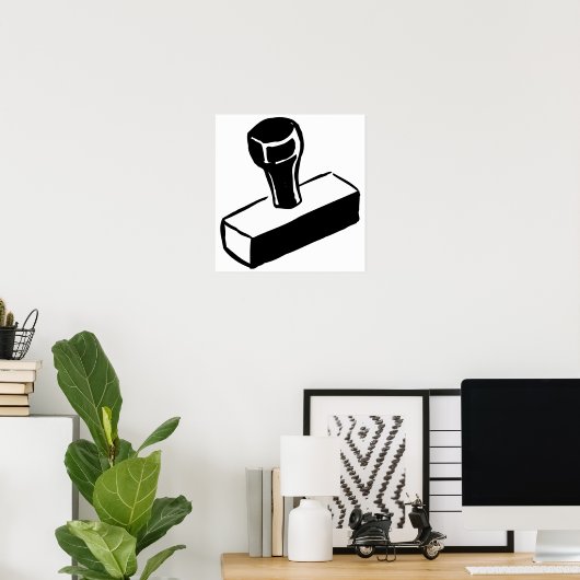 Briefmarke Poster (Heimbüro)