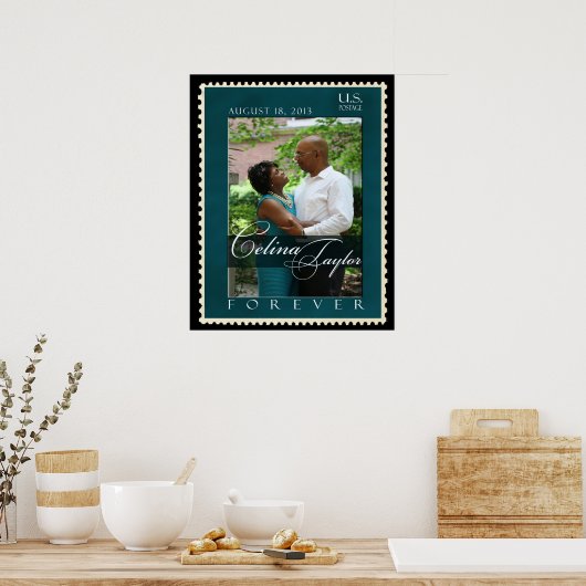 Briefmarke Poster (Küche)