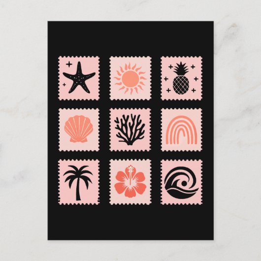 Briefmarke Postkarte (Vorderseite)