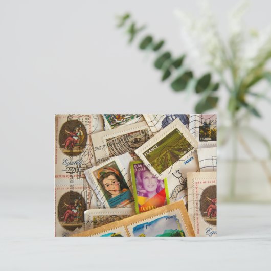 Briefmarke Postkarte (Stehend Vorderseite)