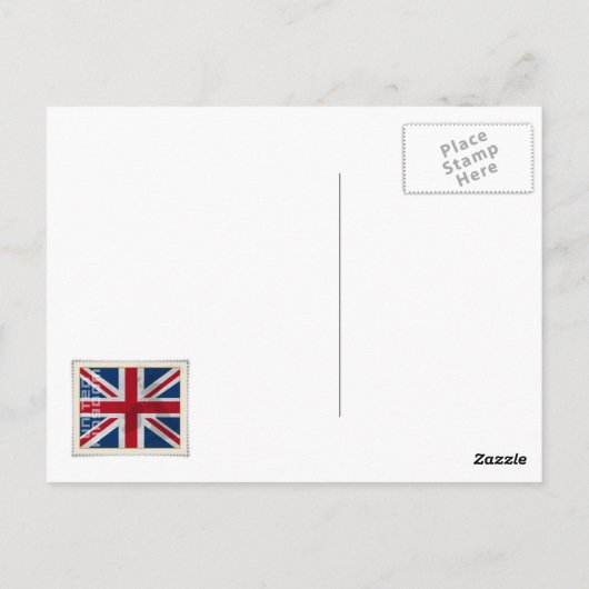 Briefmarke Postkarte (Rückseite)