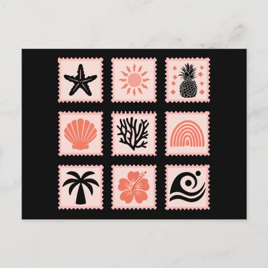 Briefmarke Postkarte (Vorderseite)