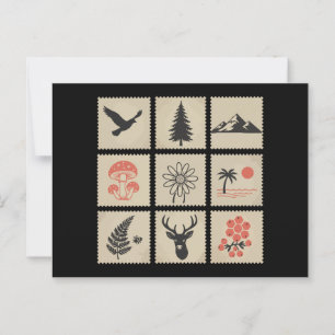 Briefmarke Postkarte