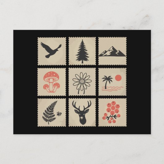 Briefmarke Postkarte (Vorderseite)