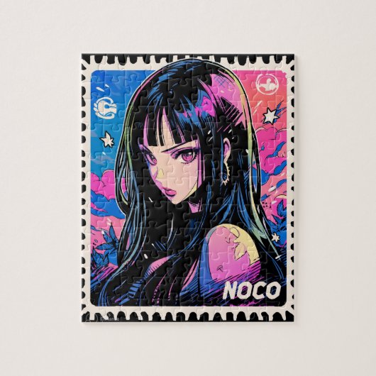 Briefmarke Puzzle (Vertikal)