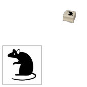 Briefmarke "Rat" Gummistempel (Stempel)