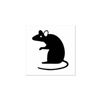 Briefmarke "Rat" Gummistempel