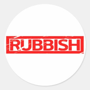 Briefmarke Runder Aufkleber