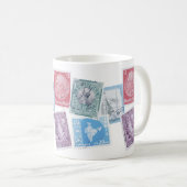 Briefmarke Sammeln Monat Tasse (VorderseiteRechts)