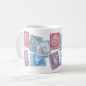 Briefmarke Sammeln Monat Tasse (Vorderseite Links)