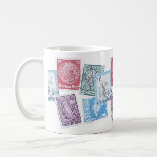 Briefmarke Sammeln Monat Tasse (Links)