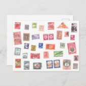 Briefmarke-Sammlung Postkarte (Vorne/Hinten)
