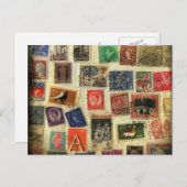 Briefmarke-Sammlung Postkarte (Vorne/Hinten)