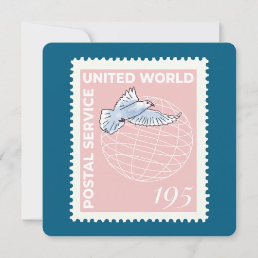 Briefmarke - save the date (Vorderseite)