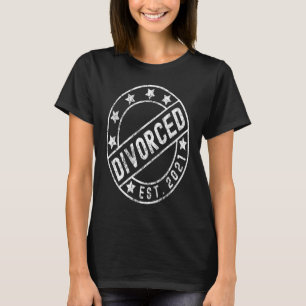 Briefmarke Scheidung nur geschieden AF Scheidung G T-Shirt