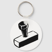 Briefmarke Schlüsselanhänger (Rückseite)